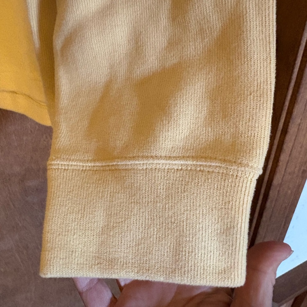 Polo Ralph Lauren Men's Classic 1/4 Zip-Up Pull-Over… Cotton …in Pale Yellow - Picture 5 of 9
